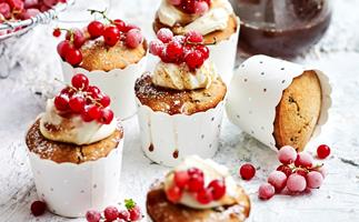 Christmas fruit and spice friands