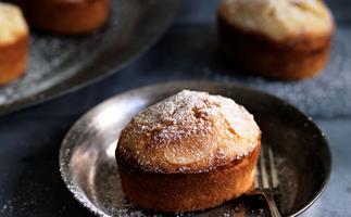 Pear and almond friands