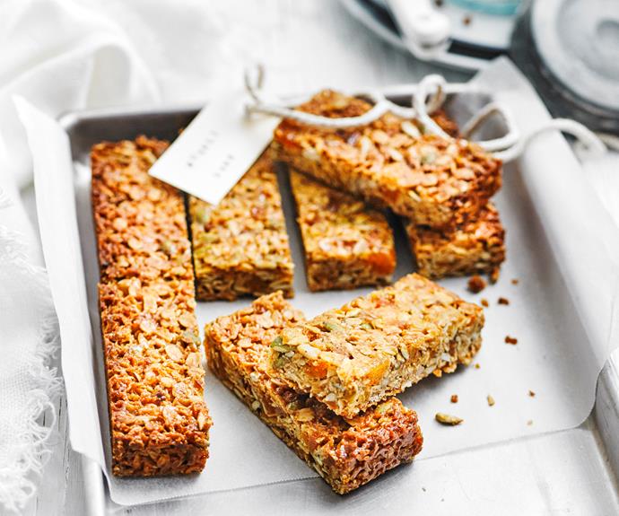 **[Homemade muesli bars](https://www.womensweeklyfood.com.au/search/homemade%20muesli%20bars|target="_blank")**

You'll never buy store bought muesli bars again. These homemade apricot and coconut bars are soft, sweet and chewy with just the right amount of bite.