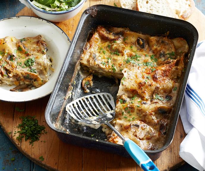 Switch things up with this spin on the classic - delicious [leek and mushroom lasagne](https://www.womensweeklyfood.com.au/recipes/leek-and-mushroom-lasagne-7300|target="_blank"). Perfect for any occasion, and packed full of flavour!
