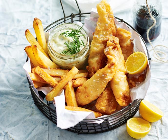 **[Fish and chips](https://www.womensweeklyfood.com.au/recipes/fish-and-chips-25168|target="_blank")**

This recipe calls for twice-cooked chips. The second fry gives them a golden colour and that deliciously crispy crust we all love. Trust us, it's worth it.