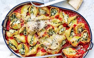 ricotta and spinach pasta bake