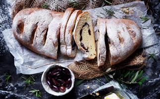 Rosemary and kalamata olive bread