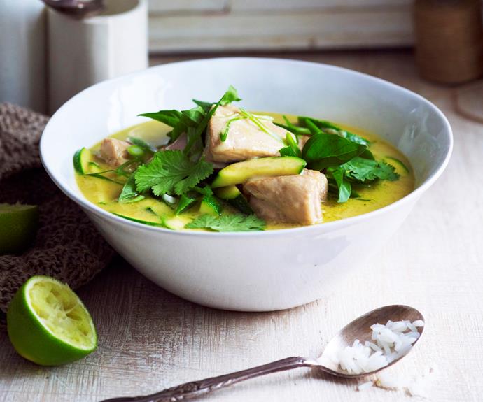 **[Pressure cooker green chicken curry](https://www.womensweeklyfood.com.au/recipes/pressure-cooker-green-curry-32453|target="_blank")**

Have this tender curry on the table in no time.