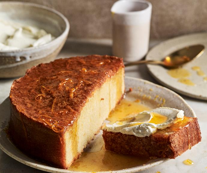 **[Gluten-free orange cake with labne](https://www.womensweeklyfood.com.au/recipes/orange-cake-with-labne-32534|target="_blank")**

So much to labne about this cake.