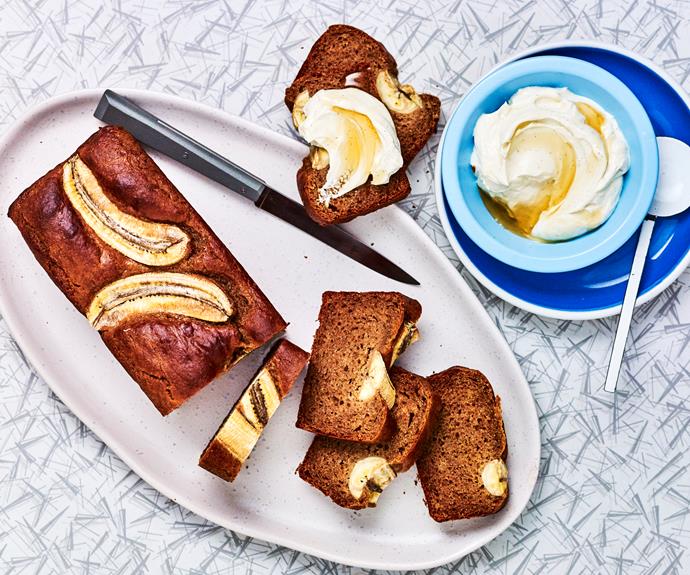 **[Banana olive oil loaf](https://www.womensweeklyfood.com.au/recipes/banana-olive-oil-loaf-32634|target="_blank")** 

Our banana bread loaf contains Greek yoghurt or gut-friendly kefir as well as olive oil and green banana flour for a healthy twist on an old favourite.