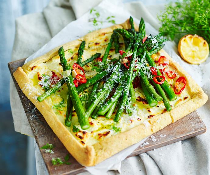 [Asparagus](https://www.womensweeklyfood.com.au/asparagus-recipes-32007|target="_blank") 

Healthy and tasty Australian asparagus dishes including curries, salads, risotto, quiche, frittata, pasta, omelettes and tart recipes.