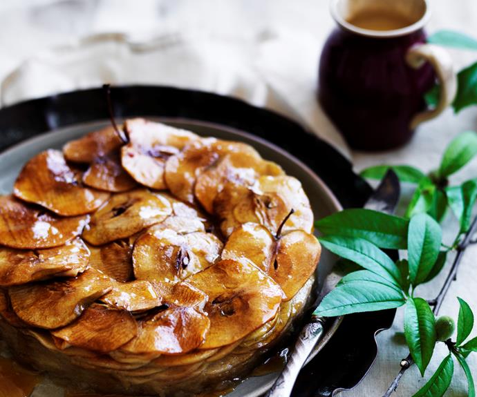 **[Pure apple cake with golden syrup custard](https://www.womensweeklyfood.com.au/recipes/apple-cake-golden-syrup-custard-32678|target="_blank")**

An apple cake with a difference. Sliced apples are coated in a sweet syrup then baked until soft then drowned in a gorgeous golden syrup custard.