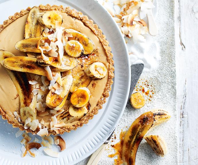 This [coconut banoffee tart](https://www.womensweeklyfood.com.au/recipes/coconut-banoffee-tart-32701|target="_blank") is simple to make and utterly delicious. Only five ingredients & a few pantry staples are needed to create this easy treat