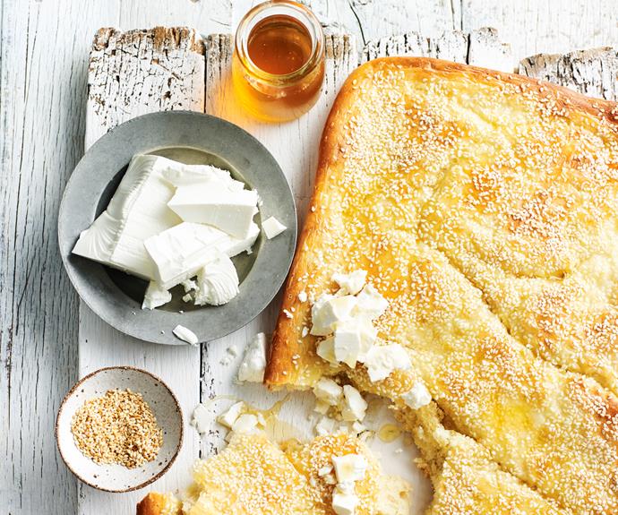 From our "Five-ingredients" cookbook this simple [persian bread with fetta and honey](https://www.womensweeklyfood.com.au/recipes/persian-bread-fetta-honey-32712|target="_blank") uses only 5 ingredients an a few pantry staples to create.