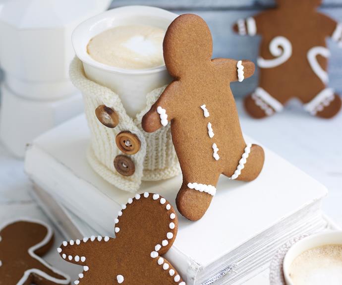 These [homespun gingerbread folk](https://www.womensweeklyfood.com.au/recipes/gingerbread-folk-23951|target="_blank") are adorable and delicious. Perfect for a themed bash, such as a baby shower or with eggnog for a Christmas bash.