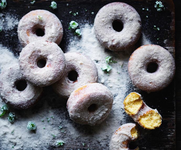 **[Dusted doughnuts](https://www.womensweeklyfood.com.au/recipes/dusted-doughnuts-32855|target="_blank")** 

These fluffy yeast doughnuts dusted with a heavy dose of cinnamon sugar are made with a secret ingredient that gives a colour and flavour boost.