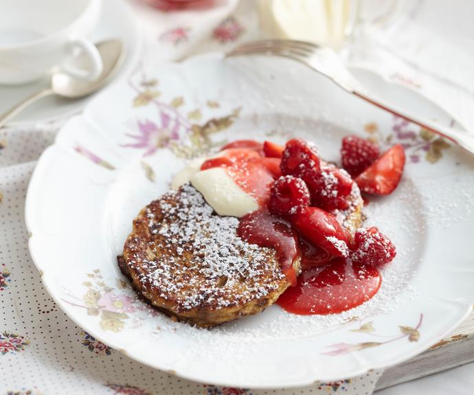 **[Fruity French toast with berries](https://www.womensweeklyfood.com.au/recipes/fruity-french-toast-32922|target="_blank")** 

Treat yourself to this fruity twist on the classic breakfast dish. We've used fruit bread and served with a sweet berry compote for delightful treat