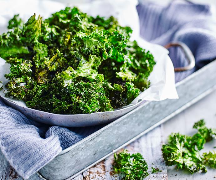 **[Kale chips](https://www.womensweeklyfood.com.au/recipes/kale-chips-32931|target="_blank")**

This simple recipe for baked kale chips is simply the best. With only 3 ingredients, they turn out crispy for a great homemade snack.