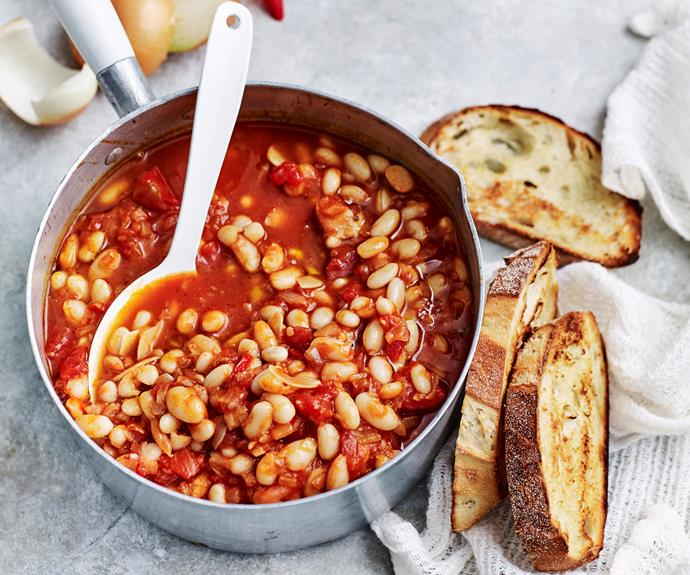 **[Chilli beans with tomato sauce](https://www.womensweeklyfood.com.au/recipes/chilli-beans-with-tomato-sauce-9499|target="_blank")**

As a hearty homemade breakfast or a simple weeknight meal, these slow-cooked beans in tomato sauce with a chilli kick really hit the spot.