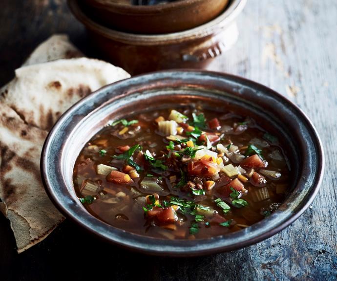 **[Vegetable harira](http://www.womensweeklyfood.com.au/recipes/vegetable-harira-10141|target="_blank")**

Harira is a traditional soup that's eaten to break the fast of Ramadan.