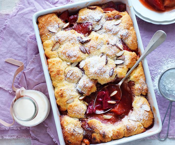 This [rhubarb and quince cobbler](https://www.womensweeklyfood.com.au/recipes/rhubarb-and-quince-cobbler-15571|target="_blank") is a stunning dessert to enjoy on a cool evening - especially with a dollop of cold  ice cream!