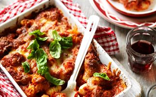 meatball and gnocchi bake