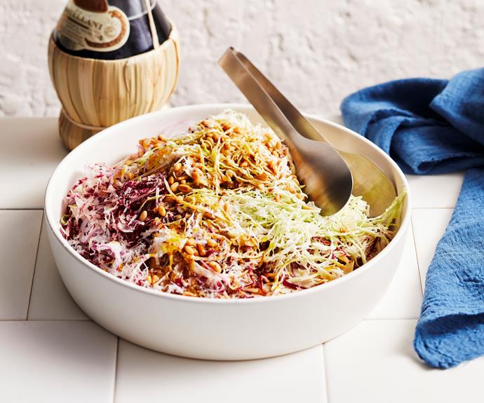 There are so many things you can do with bountiful cabbage! From simple things like this [couscous, red cabbage and walnut salad](https://www.womensweeklyfood.com.au/recipes/couscous-red-cabbage-and-walnut-salad-12236|target="_blank"), [shaved cabbage with pecorino balsamic](https://www.womensweeklyfood.com.au/recipes/shaved-cabbage-with-pecorino-balsamic-33074|target="_blank") or the creamy slaw piled on these [pulled pork buns](https://www.womensweeklyfood.com.au/recipes/balsamic-honey-pulled-pork-buns-16488|target="_blank") to more ambitious recipes like this [cabbage, pancetta and gorgonzola risotto](https://www.womensweeklyfood.com.au/recipes/cabbage-pancetta-and-gorgonzola-risotto-10672|target="_blank") or [Japanese cabbage rolls](https://www.womensweeklyfood.com.au/recipes/japanese-cabbage-rolls-14852|target="_blank") it seems there's nothing this leafy veg can't do. We also just had to share this open [reuben sandwich](https://www.womensweeklyfood.com.au/recipes/open-reuben-sandwich-13966|target="_blank") while we're here. 

Looking for more [cabbage recipes?](https://www.womensweeklyfood.com.au/cabbage-recipes-31849|target="_blank")

