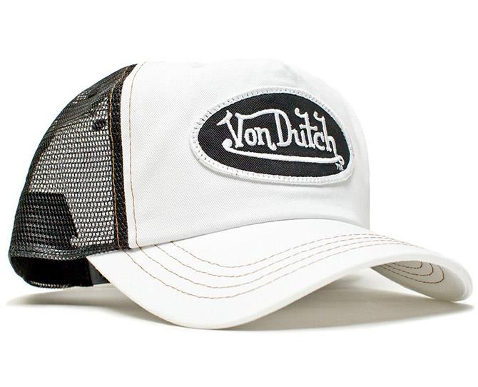**Von Dutch Trucker Hats**
<br><br>
Practically an institution, Von Dutch was the go-to trucker cap brand for any '90s/'00s teen looking for sun protection. Made famous by the likes of Paris Hilton and Nicole Richie, owning your own Von Dutch was a privilege not all of us received.