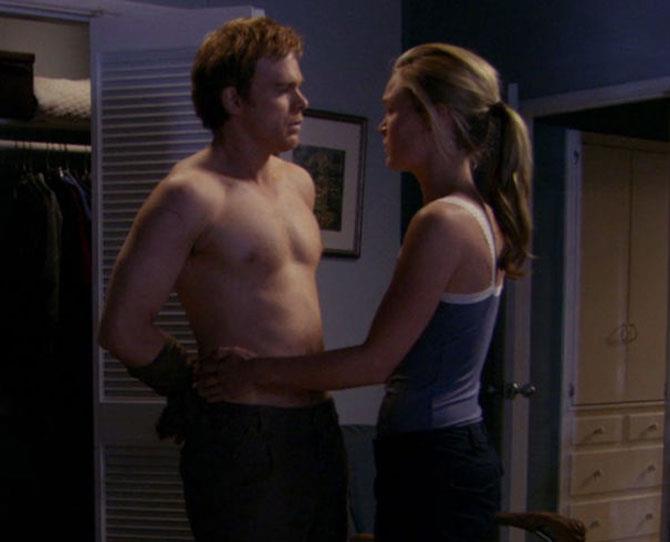 **1. Dexter: Dexter and Lumen finally do it** It didn't happen until episode 10, after Dexter helped Lumen kill Alex Tilden, the man responsible for the torture of more than a dozen women, Lumen included. The lead-up was sick and twisted, but the tension was real, and the sex itself was a rare instance of Dexter making love with his Dark Passenger in plain sight