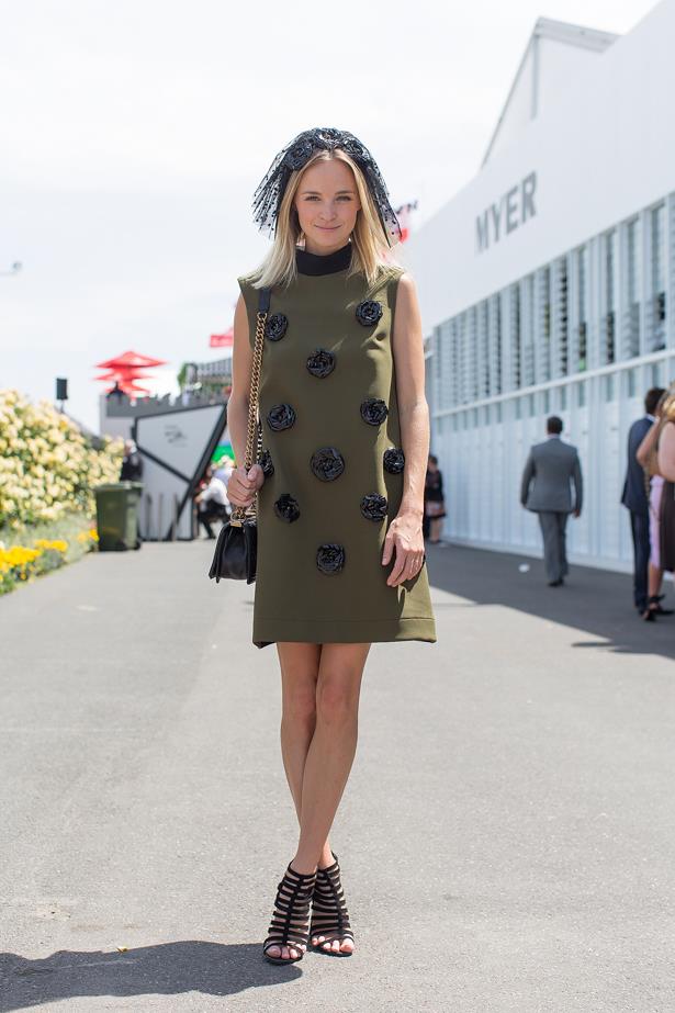 Name: Nadia Fairfax<br> Event: Emirates Stakes Day 2014 <br> Location: Melbourne <br> Image: Liz Mcleish of Streetsmith.com.au