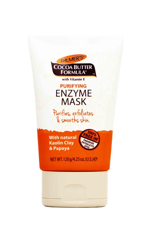 <p><strong>E = Enzymes</strong></p> <p>Enzymes are another form of exfoliant (most similar to chemical). They also help cells communicate to speed up processes and can enhance the efficacy of skincare.</p> <p><em>Purifying Enzyme Mask, $9.99, Palmer's, <a href="http://www.palmersaustralia.com/ ">palmersaustralia.com</a> </em></p>
