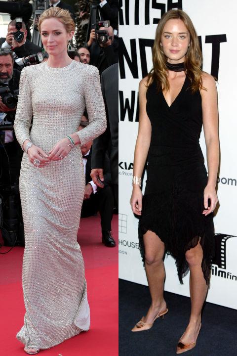 <strong>EMILY BLUNT</strong> <BR> <strong>Now:</strong> At the Cannes Film Festival <BR> <strong>Then:</strong> At the 2004 British Independent Film Awards