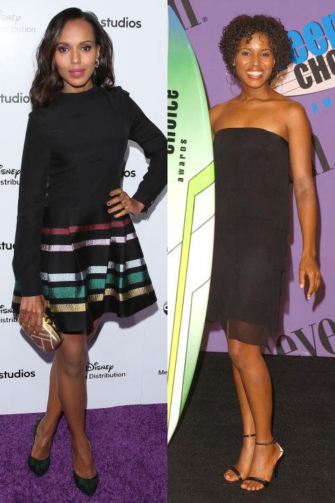 <strong>KERRY WASHINGTON</strong> <BR> <strong>Now:</strong> At the Disney Media upfronts <BR> <strong>Then:</strong> At the 2001 Teen Choice Awards