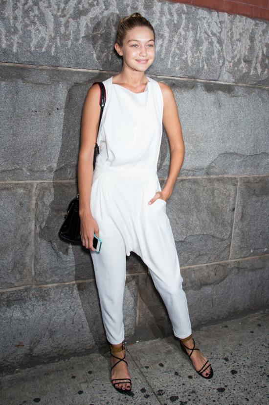 <strong>SEPTEMBER 11, 2014</strong> <BR> Outside Lincoln Center during New York Fashion Week