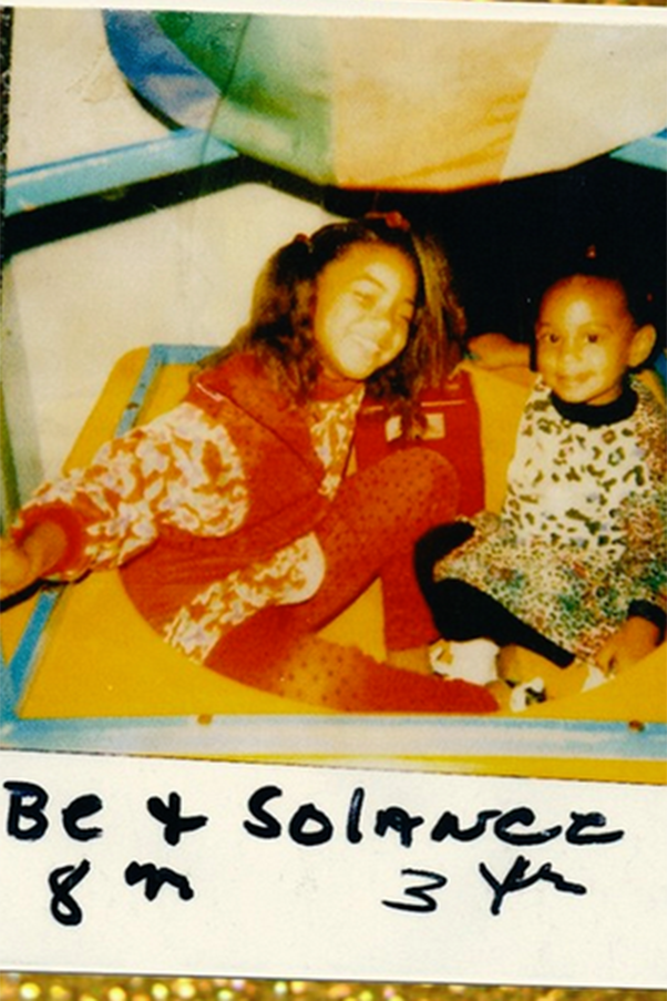 Beyonce is not just queen of our hearts, but also queen of #tbt. She recently shared this cute snap of her little sis Solange on Solange's birthday. Outfit game: strong.