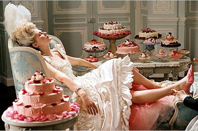 Marie Antoinette gave us the ultimate in frou frou excess. Let them eat cake indeed (even she probably didn't actually say in real life).