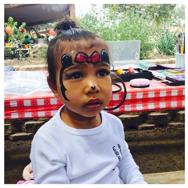 <p><strong>North West's best fashion moments: Face paint!</strong></p> <p>"Minnie Mouse"</p>