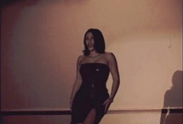 Then Kim gifted us with one more pic of herself as Posh Spice as a teenager. Best.