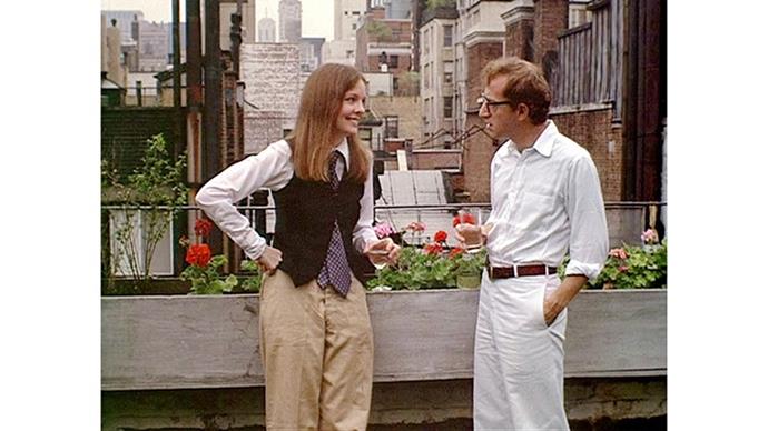<strong>8. ANNIE HALL (1977)</strong> <br><br> As problematic as Woody Allen is, nobody can deny the romantic pull of Annie Hall - regarded by many as his best film (it took home four Oscars). Bonus points to Diane Keaton's wardrobe - she insisted on styling herself.