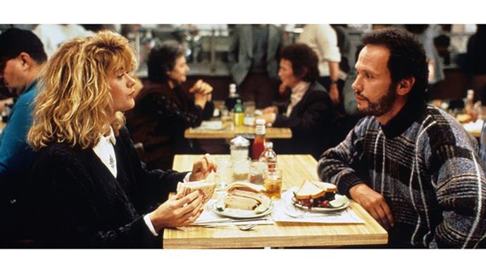 <strong>13. WHEN HARRY MET SALLY</strong> <br><br> "Can men and women be friends?" Asks late legend Nora Ephron, screenwriter of When Harry Met Sally. No, apparently, but we don't care, as long as these two ended up together.