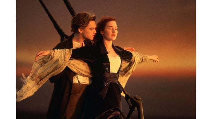<strong>16. TITANIC (1999)</strong> <br><br> Hands up if you've cried hysterically watching this movie? Yes? It's essentially Romeo and Juliet on a sinking boat, with young Leonardo and young Kate. Of course you did.