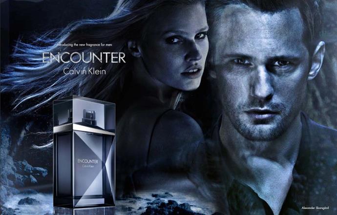 Alexander Skarsgård put his smoulder to the test by fronting CK's <em>Encounter</em> fragrance.