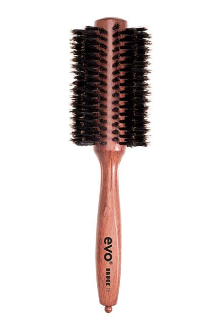 <strong>Step 8. Brush up</strong> <br><br>Using the wrong brush can hold up your super-speedy drying time. You need to pick a brush based on the blowdry you want. A round, boar bristle brush is the best all-rounder. It adds body and also helps to reduce frizz. A round, ceramic bristle brush is good for adding a curl to the hair. <br><br>Bruce Bristle 28 Radial Brush, $44.95, <a href="http://evohair.com/tools/bruce-28-bristle-radial-brush.html">evo</a>