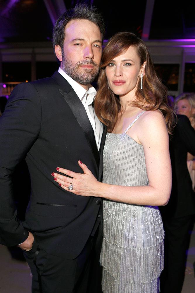 **Ben Affleck and Jennifer Garner**

Despite meeting on the set of *Pearl Harbor* in 2001, Affleck says the two fell in love while filming *Daredevil* in 2004. After 10 years of marriage they filed for divorce in June of 2016.