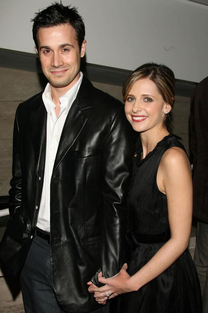 **Freddie Prinze Jr. and Sarah Michelle Gellar** 

The couple first met on the set of 1997 teen thriller *I Know What You Did Last Summer*, and also starred in *Scooby-Doo* together before marrying in 2002.