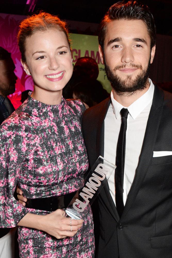 **Emily VanCamp and Josh Bowman**

The two met while playing star-crossed lovers Emily Thorne and Daniel Grayson on *Revenge*, with rumours of romance first swirling in 2012.