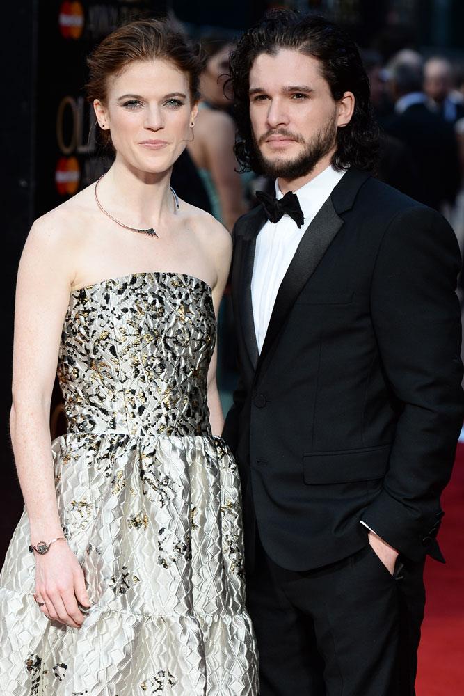 **Rose Leslie and Kit Harington** 

The co-stars fell for each other while filming *Game Of Thrones* (you might have heard of it?), and, as of October 2017, are engaged to be married.