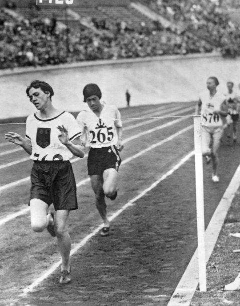 <p> <strong>1928</strong><p> <p> The women's 800 meter race in Amsterdam, Netherlands. This is the first year women are allowed to compete in track and field, following pressure from women's leagues as rights for women expand throughout the world.