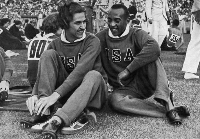 <p> <strong>1936</strong><p> <p> Jesse Owens, an American track and field athlete who walked away from the Summer Olympics in Berlin with four gold medals.