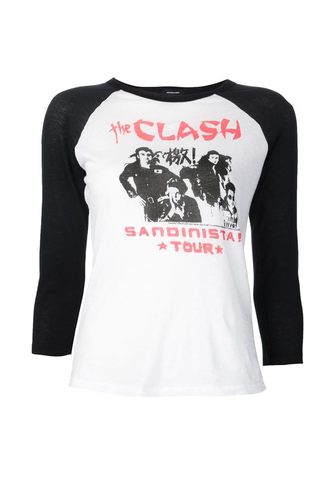 <a href="http://www.farfetch.com/au/shopping/women/R13-The-Clash-print-T-shirt-item-11371897.aspx">The Clash T-shirt, $325, R13 at farfetch.com</a>
