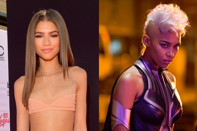 Zendaya turned down the role of Storm in 'X-Men: Apocalypse' in order to play Mary Jane in 'Spiderman: Homecoming'. A good choice, we think.