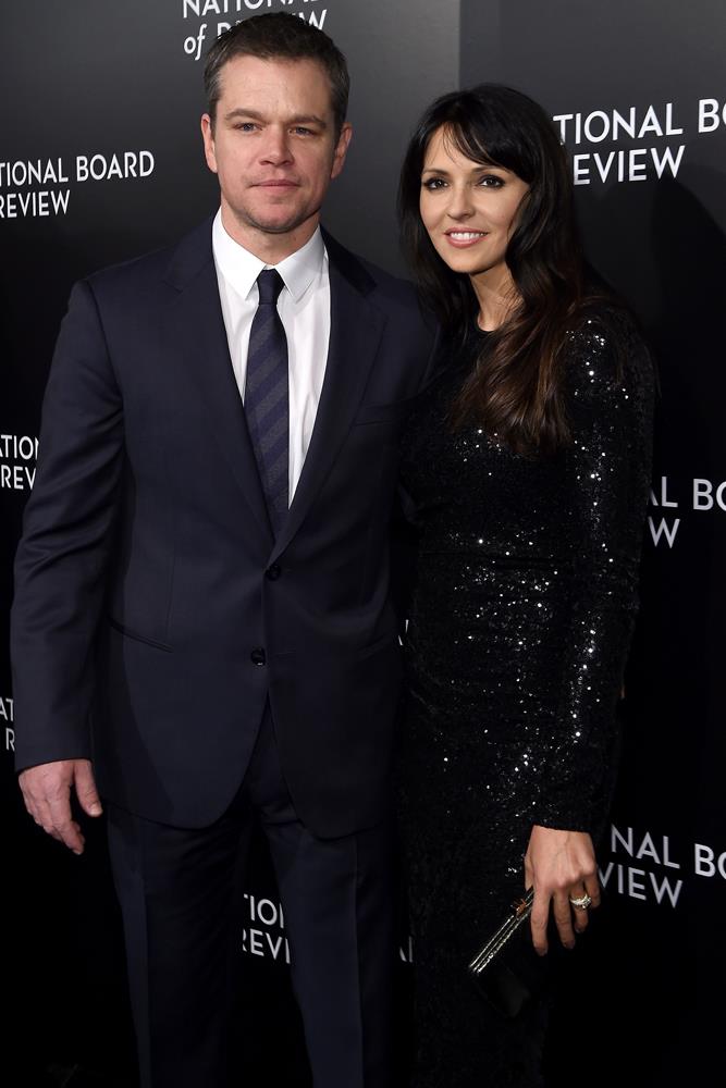 <strong>Matt Damon and Luciana Barroso</strong><br> While filming <em>Stuck On You</em> in 2003, Damon's co-stars dragged him to a bar in Miami Beach, where Barroso was working as a bartender. Damon has said he fell in love with her the moment he saw her.