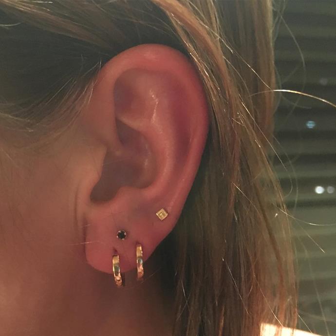 <p>The hottest ear piercing trend of the moment is the ‘constellation piercing.’ See all the different ways you can tap into this trend here. <p><a href="https://www.instagram.com/p/-czYnMSEPN/" target="_blank">Instagram.com/bodyelectrictattoo</a>