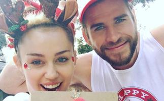 Miley Cyrus Liam Hemsworth Christmas